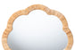 bali & pari Akuna Scalloped Natural Rattan Wall Mirror
