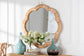 bali & pari Akuna Scalloped Natural Rattan Wall Mirror