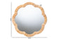 bali & pari Akuna Scalloped Natural Rattan Wall Mirror