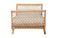 bali & pari Philana Natural Rattan Daybed with Cushions