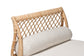 bali & pari Philana Natural Rattan Daybed with Cushions