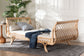 bali & pari Philana Natural Rattan Daybed with Cushions