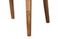 bali & pari Storsel Natural Rattan and Teak Wood Dining Chair, Two-Tone Brown