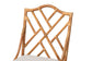 bali & pari Cedric Natural Rattan 2-Piece Dining Chair Set with Cushioned Seat