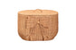 bali & pari Creusa Natural Rattan Laundry Basket with Bow Detail, Wide