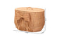 bali & pari Creusa Natural Rattan Laundry Basket with Bow Detail, Wide