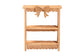 bali & pari Creusa Natural Rattan 2-Tier Wall Shelf with Bow Detail