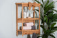 bali & pari Creusa Natural Rattan 2-Tier Wall Shelf with Bow Detail