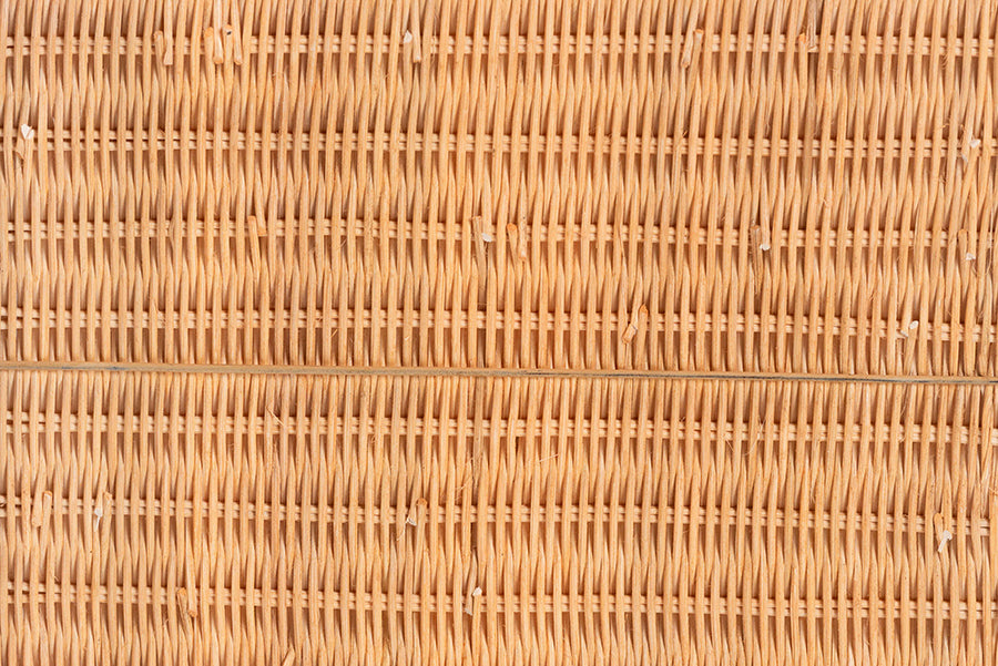 bali & pari Asante Natural Rattan 3-Tier Display Shelf with Pagoda Top