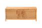 bali & pari Creusa Natural Rattan Storage Bench with Bow Detail