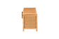 bali & pari Creusa Natural Rattan Storage Bench with Bow Detail