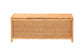 bali & pari Creusa Natural Rattan Storage Bench with Bow Detail
