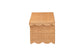 bali & pari Yoselin Natural Rattan Storage Bench with Scalloped Edge Frame