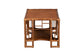 bali & pari Tahlia Marbled Tortoise Rattan Coffee Table with Open Shelf