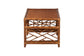 bali & pari Wahid Marbled Tortoise Rattan Coffee Table