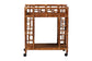 bali & pari Wahid Marbled Tortoise Rattan Kitchen Cart