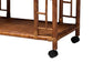 bali & pari Wahid Marbled Tortoise Rattan Kitchen Cart