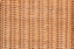 bali & pari Hendrina Natural Rattan and Mahogany Wood Shoe Cabinet, 3-Tier
