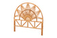 bali & pari Jasmine Natural Rattan Freestanding Headboard, Twin