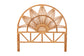 bali & pari Jasmine Natural Rattan Freestanding Headboard, Twin