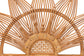 bali & pari Jasmine Natural Rattan Freestanding Headboard, Twin