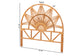 bali & pari Jasmine Natural Rattan Freestanding Headboard, Twin