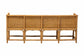 bali & pari Serenay Natural Rattan Dining Bench, 77"