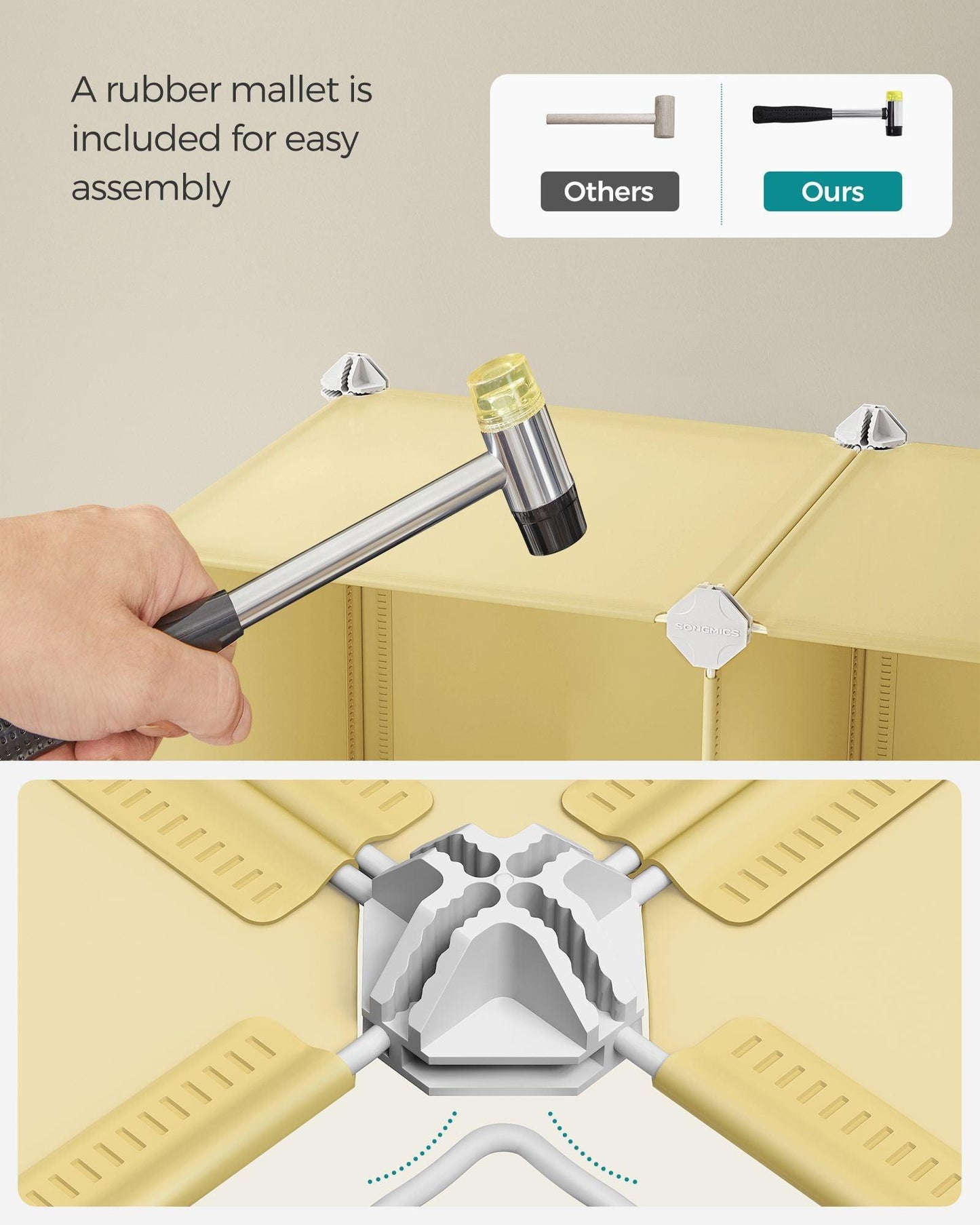 16-Cube Plastic Storage Organizer FredCo