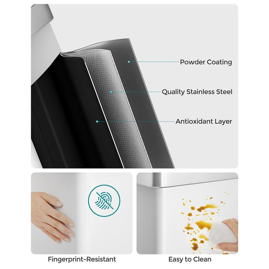 16 Gallon(2 x 8 Gallon) Dual Compartment Garbage Can FredCo