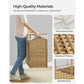 160L Rolling Laundry Basket with Wheels FredCo