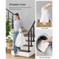 160L Rolling Laundry Basket with Wheels FredCo