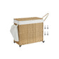 160L Rolling Laundry Basket with Wheels FredCo