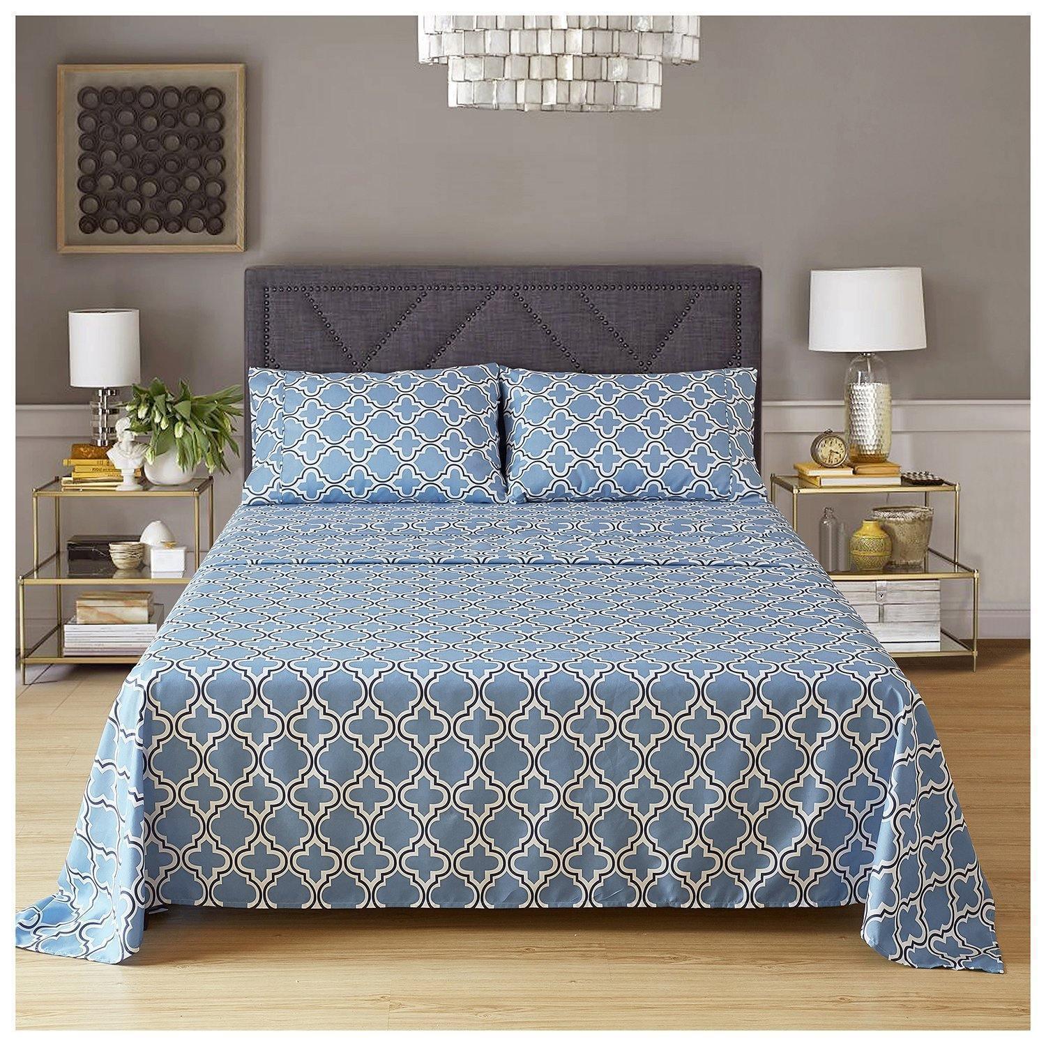 1800 Series Wrinkle Resistant Trellis Sheet Set FredCo