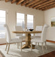 Florence 5-piece Round Dining Table Set Rustic Honey