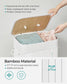 19-Gallon Laundry Hamper with Lid and Handles Cloud White FredCo