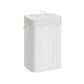 19-Gallon Laundry Hamper with Lid and Handles Cloud White FredCo