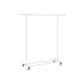 198 lb Clothes Rack with Wheels Classic White FredCo