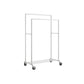 198 lb Load Double-Rod Clothes Rack FredCo