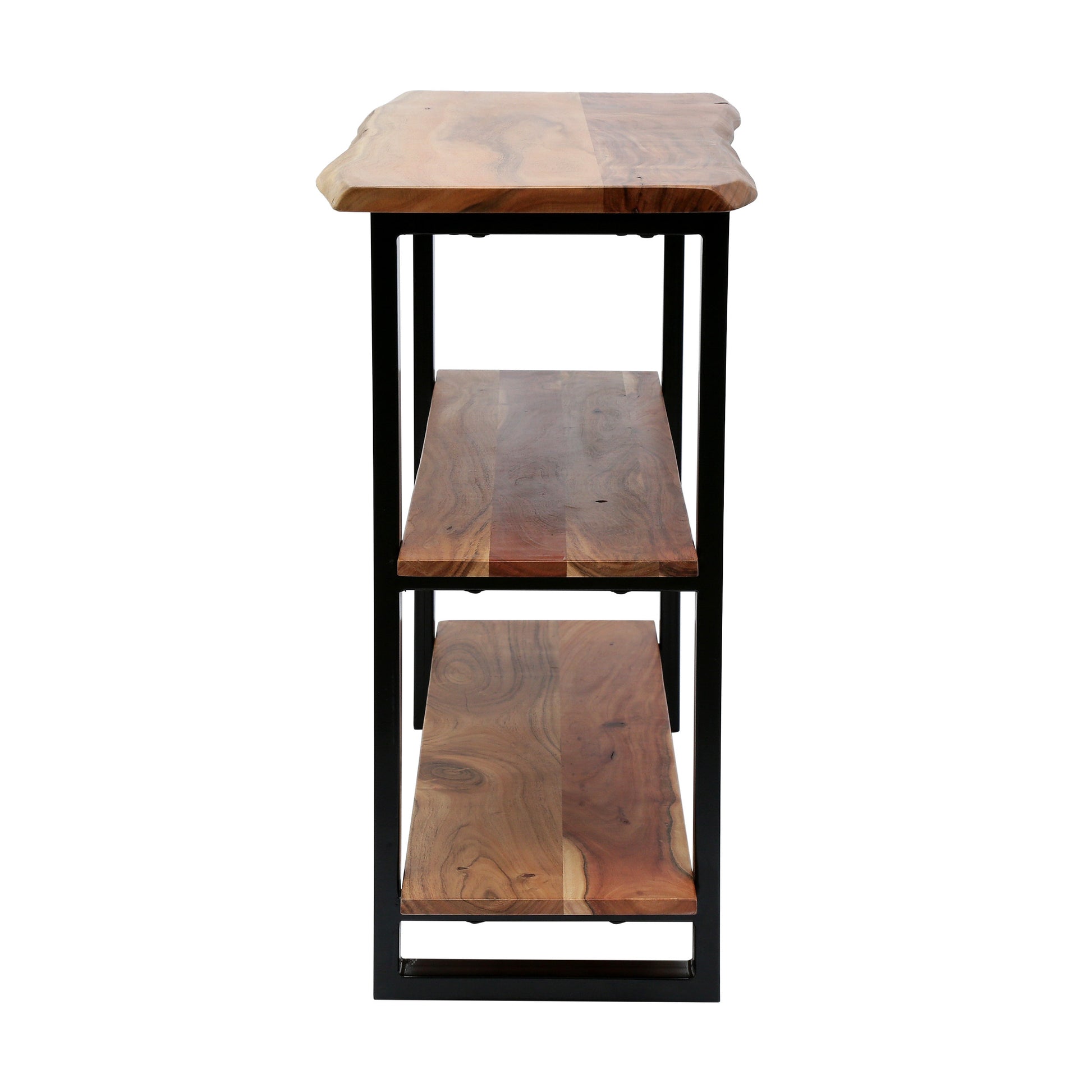 Modern Industrial Media Console Table FredCo