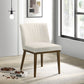 Daley White Fabric Dining Chair (Set Of 2) FredCo
