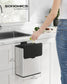 2.1-Gallon Hanging Trash Can with Lid FredCo