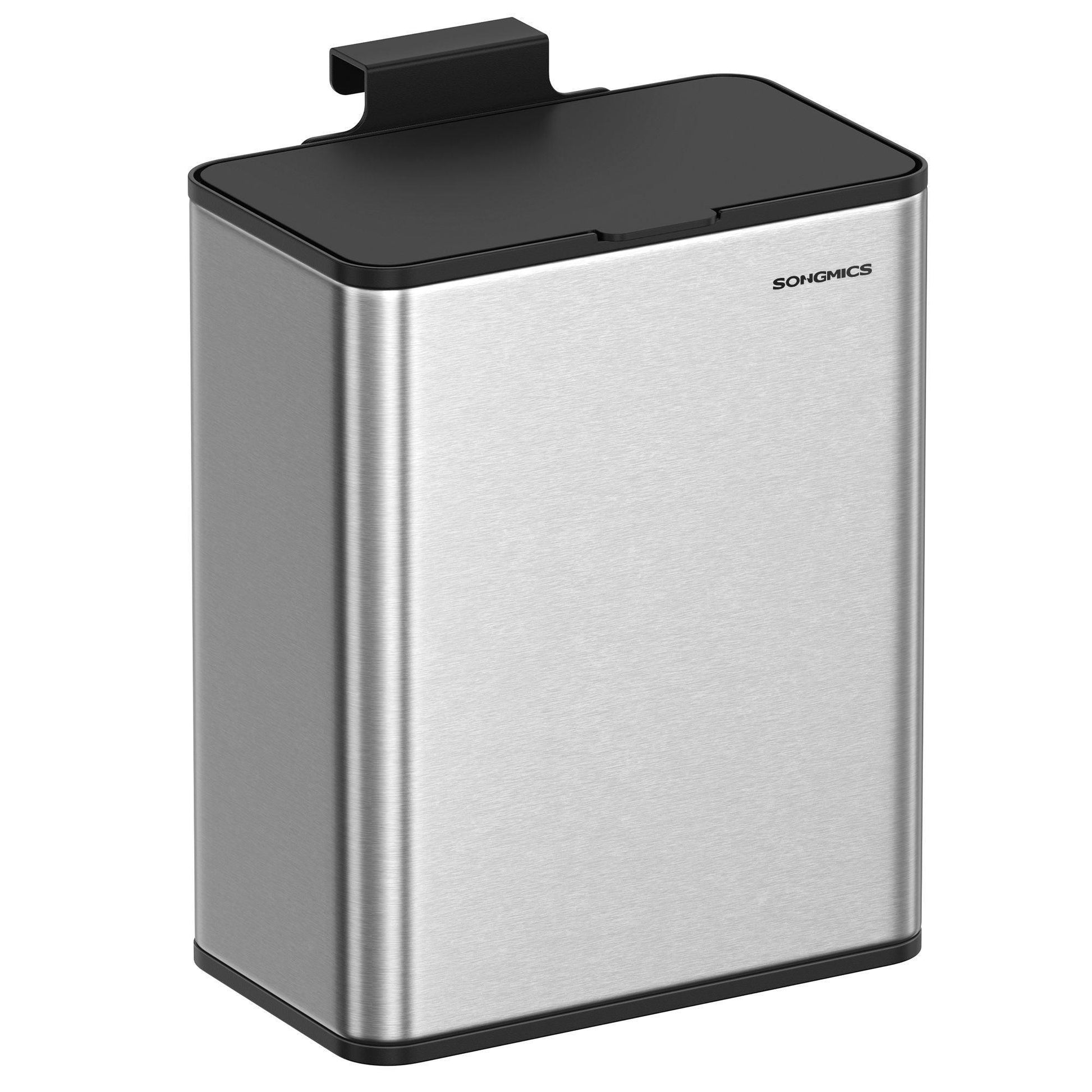 2.1-Gallon Hanging Trash Can with Lid FredCo