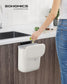 2.4-Gallon Hanging Trash Can with Lid FredCo