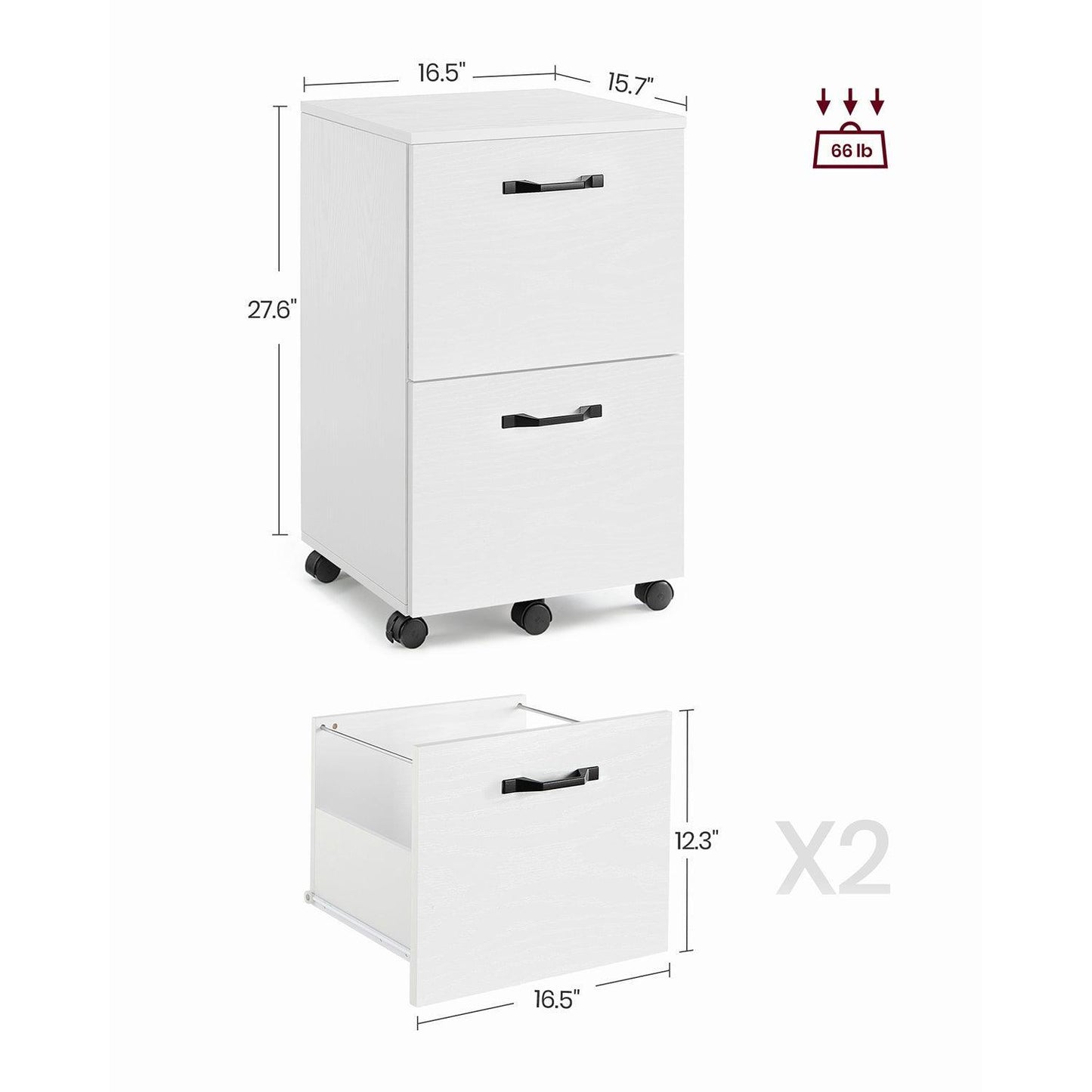 2-Drawer File Cabinet FredCo