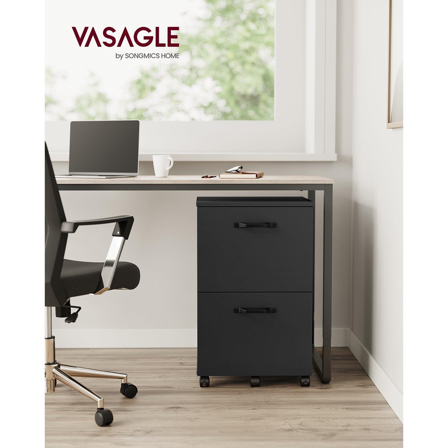 2-Drawer File Cabinet Matte Black FredCo