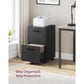 2-Drawer File Cabinet Matte Black FredCo