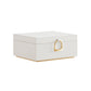 2-Layer Jewelry Box White FredCo
