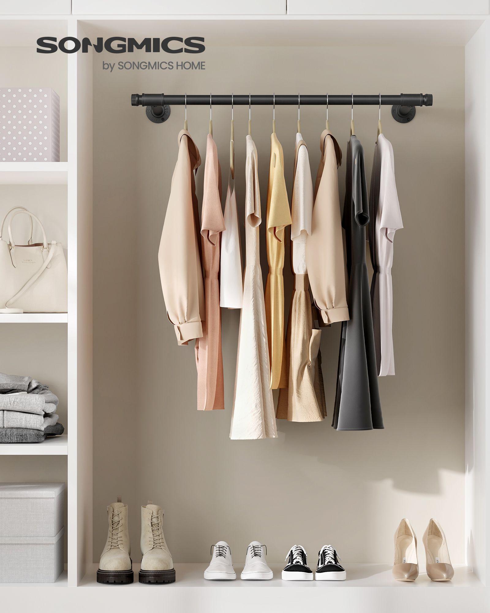 2 Pack Clothes Rack Wall-Mounted FredCo