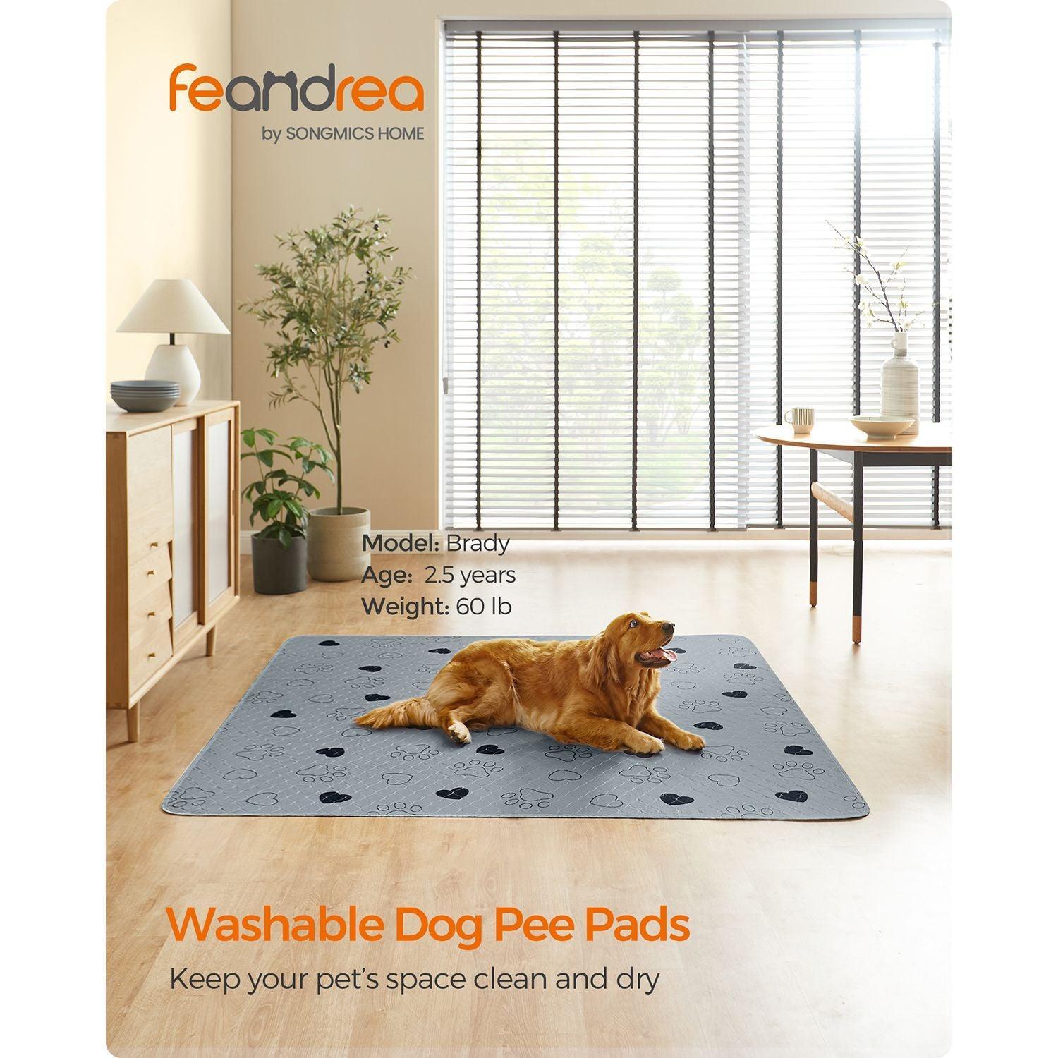 2-Pack Washable Dog Pee Pads 72 x 72 Inches FredCo
