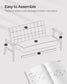 2 Seater Loveseat Sofa FredCo